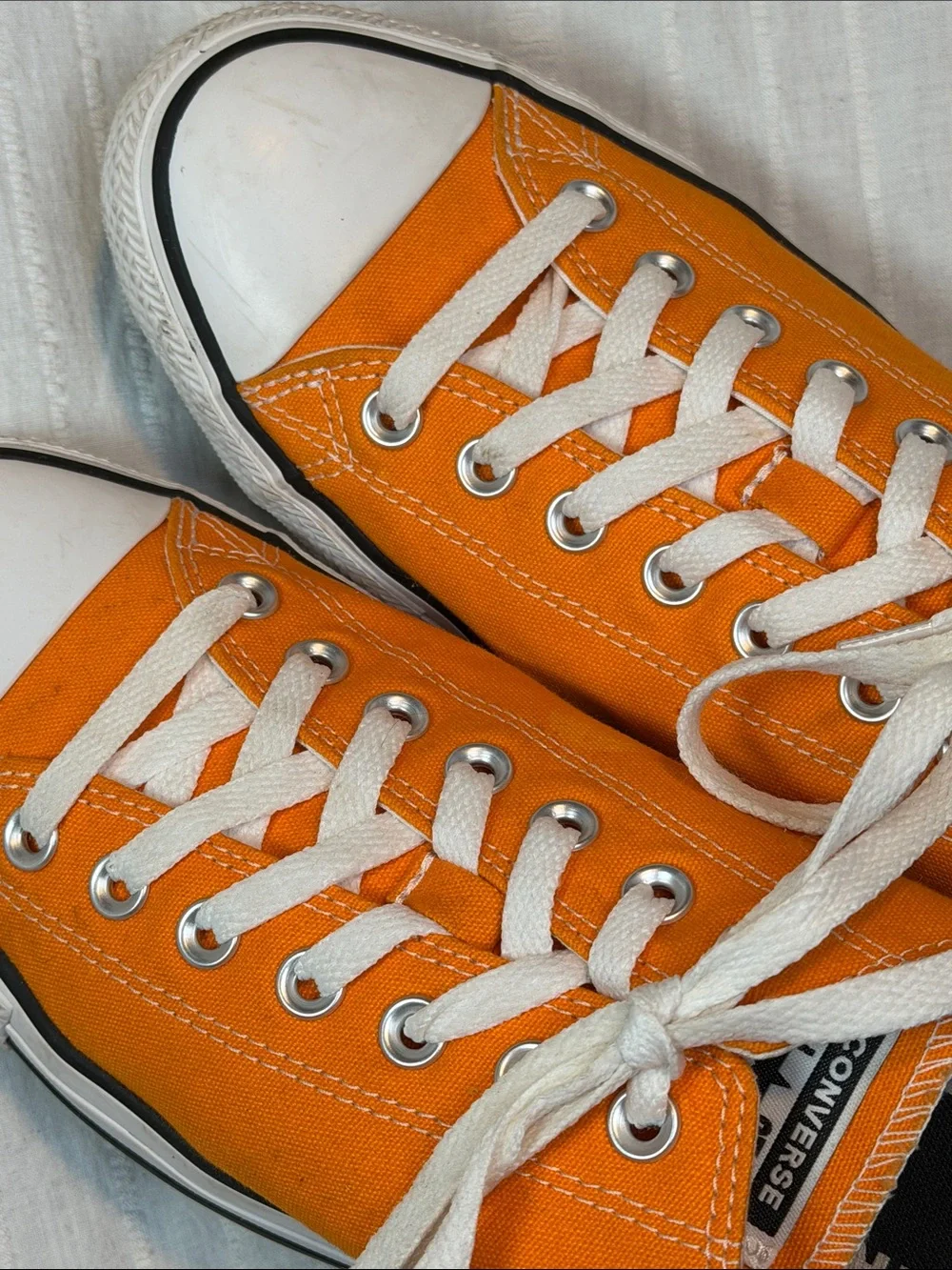 Converse Chuck Taylor All Star OX Pumpkin Orange Low-Top Canvas Sneakers Unisex